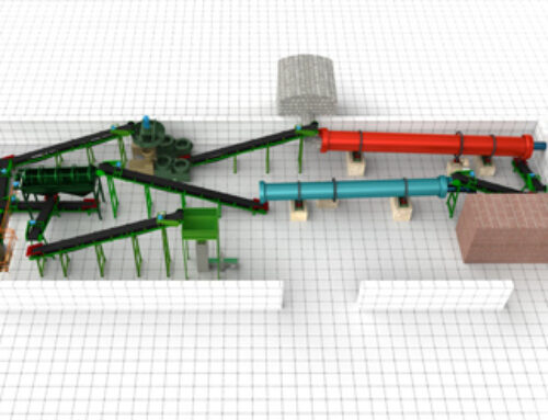 Organic Fertilizer Pellets Extrusion Line with a 30,000 Tons  Annual Output